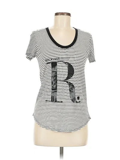 Pre-owned Young & Reckless Short Sleeve T-shirt In Silver