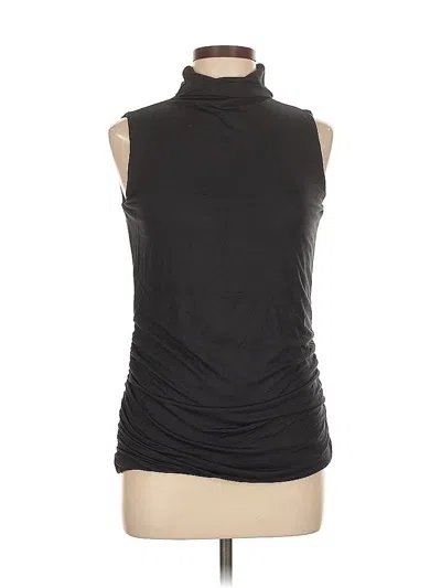 Pre-owned Young At Heart Sleeveless Blouse In Black