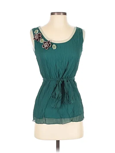 Pre-owned Young Essence Sleeveless Blouse In Blue