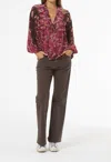 Young Fabulous & Broke Abbey Top In Orchid Boa Wash