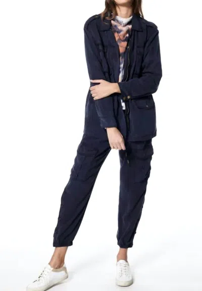 Young Fabulous & Broke Amelia Jacket In Midnight In Blue