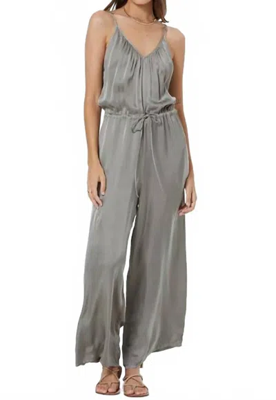 Young Fabulous & Broke Annabelle Jumpsuit In Seagrass In Gray