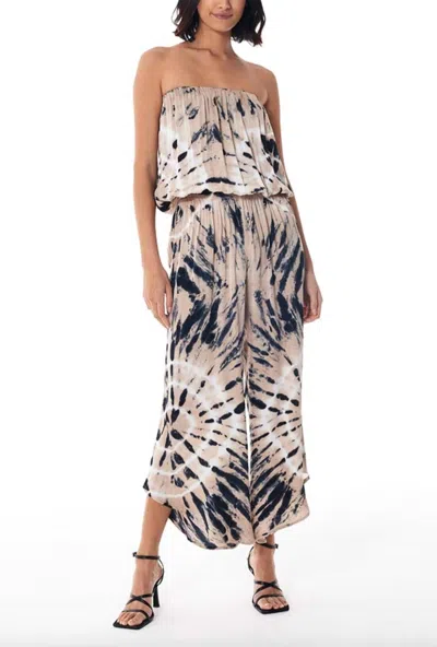 Young Fabulous & Broke Aviana Tie Dye Jumpsuit In Sandstone In Multi
