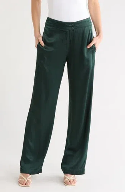Young Fabulous & Broke Young, Fabulous & Broke Camile Wide Leg Pants In Green