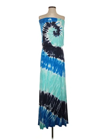 Pre-owned Young Fabulous & Broke Casual Dress In Blue