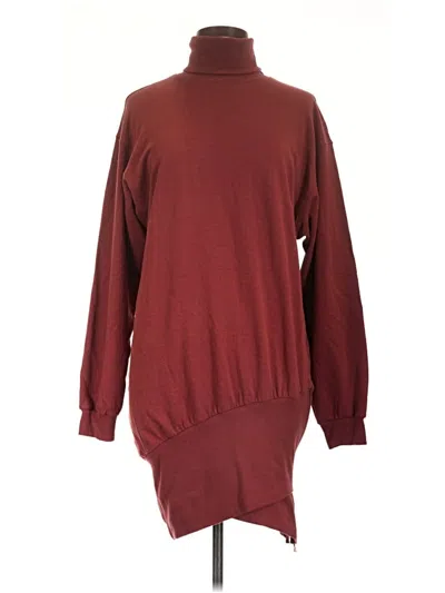 Pre-owned Young Fabulous & Broke Casual Dress In Burgundy