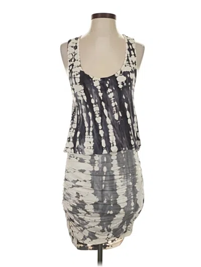 Pre-owned Young Fabulous & Broke Casual Dress In Gray