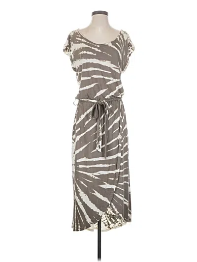Pre-owned Young Fabulous & Broke Casual Dress In Gray