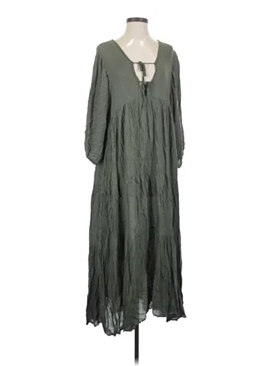 Pre-owned Young Fabulous & Broke Casual Dress In Gray