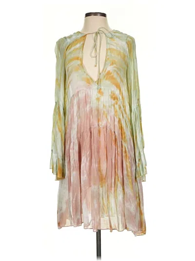 Pre-owned Young Fabulous & Broke Casual Dress In Green