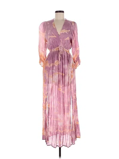 Pre-owned Young Fabulous & Broke Casual Dress In Orange