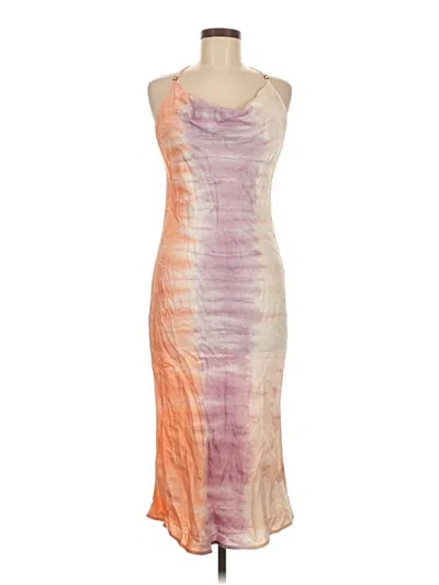 Pre-owned Young Fabulous & Broke Casual Dress In Orange