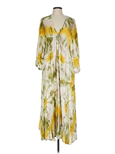 Pre-owned Young Fabulous & Broke Casual Dress In Yellow