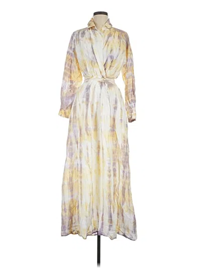 Pre-owned Young Fabulous & Broke Casual Dress In Yellow