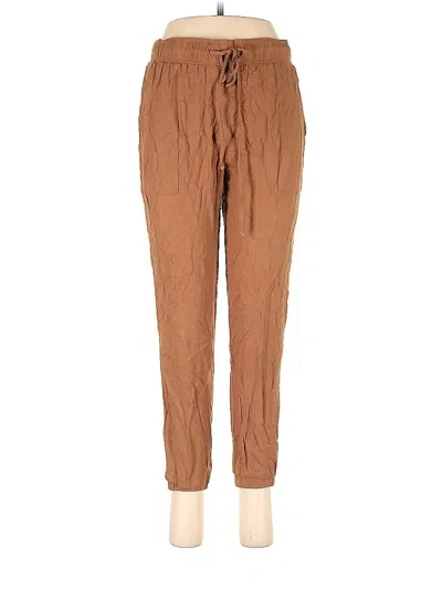 Pre-owned Young Fabulous & Broke Casual Pants In Brown