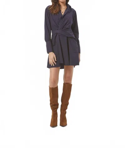 Young Fabulous & Broke Cher Mini Dress In Navy In Blue