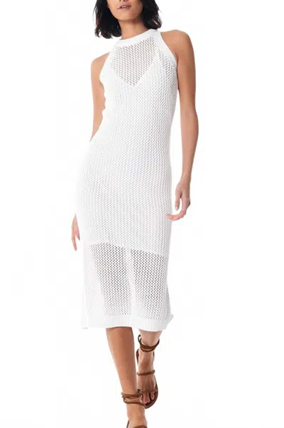 Young Fabulous & Broke Chev Crochet Dress In White