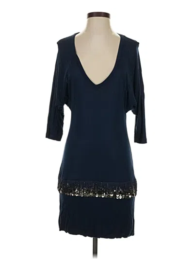 Pre-owned Young Fabulous & Broke Cocktail Dress In Blue