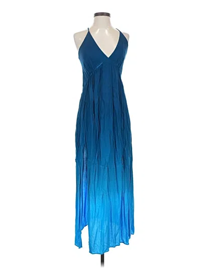 Pre-owned Young Fabulous & Broke Cocktail Dress In Blue