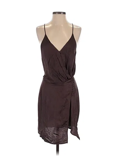 Pre-owned Young Fabulous & Broke Cocktail Dress In Brown
