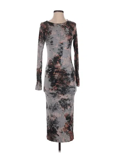 Pre-owned Young Fabulous & Broke Cocktail Dress In Gray