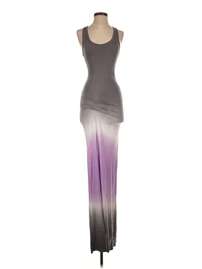 Pre-owned Young Fabulous & Broke Cocktail Dress In Gray