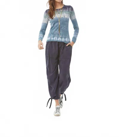 Young Fabulous & Broke Crew Knitted Tee Top In Blue Tide In Multi