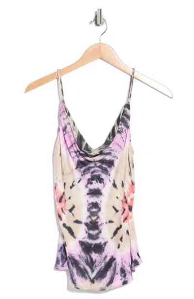 Young Fabulous & Broke Young, Fabulous & Broke Emmet Cowl Neck Satin Camisole In Multi