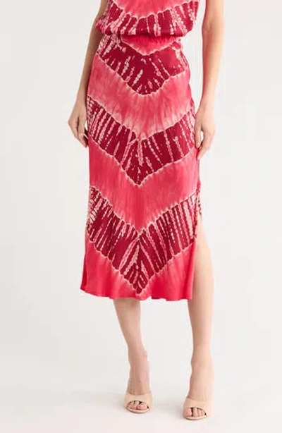 Young Fabulous & Broke Young, Fabulous & Broke Felicity Satin Midi Skirt In Brown