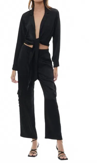 Young Fabulous & Broke Finlay Cargo Pants In Black