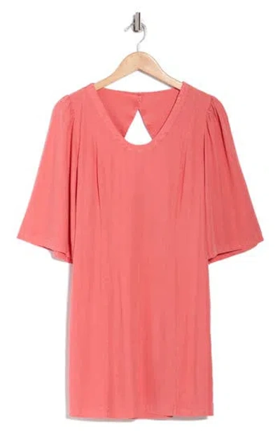 Young Fabulous & Broke Young, Fabulous & Broke Fiora Elbow Sleeve Minidress In Red