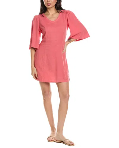 Young Fabulous & Broke Fiora Linen-blend T-shirt Dress In Pink