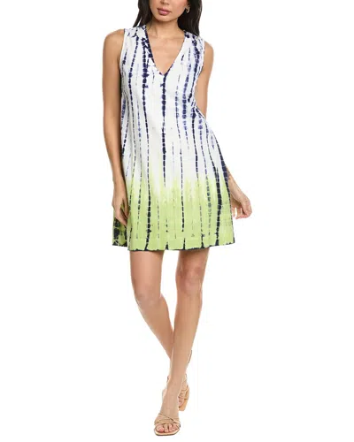 Young Fabulous & Broke Hoku Linen-blend Shift Dress In White