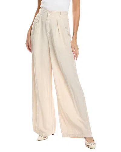 Young Fabulous & Broke Hope Linen-blend Trouser In Neutral