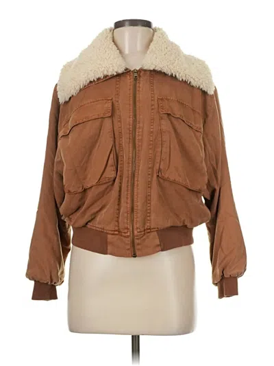 Pre-owned Young Fabulous & Broke Jacket In Brown