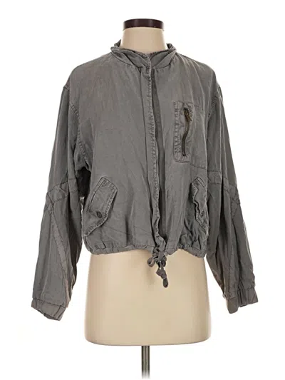 Pre-owned Young Fabulous & Broke Jacket In Gray