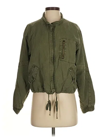 Pre-owned Young Fabulous & Broke Jacket In Green