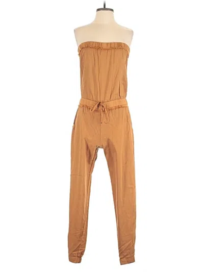 Pre-owned Young Fabulous & Broke Jumpsuit In Brown