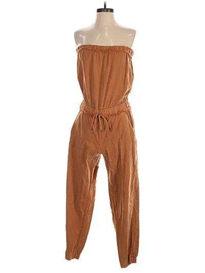 Pre-owned Young Fabulous & Broke Jumpsuit In Brown
