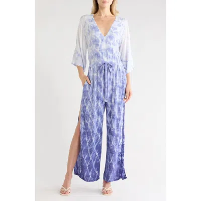 Young Fabulous & Broke Young, Fabulous & Broke Kahala Wide Leg Jumpsuit In Purple