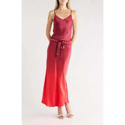 Young Fabulous & Broke Young, Fabulous & Broke Kalani Satin Slipdress In Red