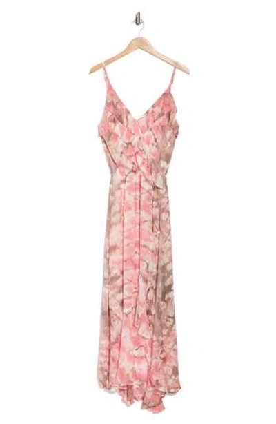 Young Fabulous & Broke Young, Fabulous & Broke Katelyn Surplice V-neck Dress In Pink