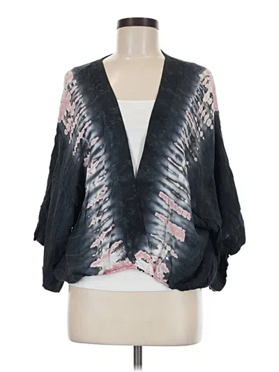 Pre-owned Young Fabulous & Broke Kimono In Gray