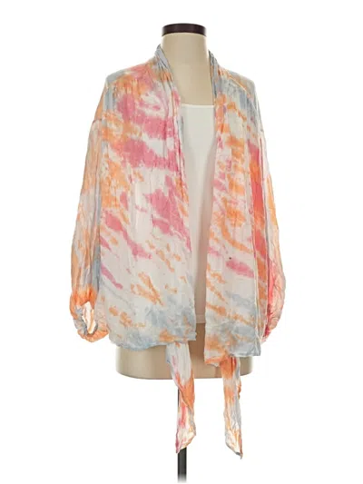 Pre-owned Young Fabulous & Broke Kimono In Orange