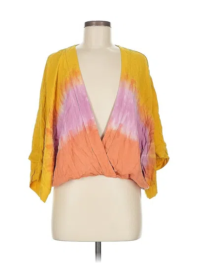 Pre-owned Young Fabulous & Broke Kimono In Yellow