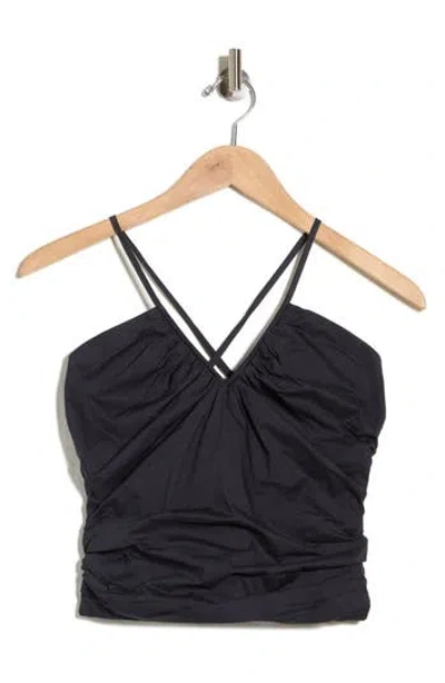 Young Fabulous & Broke Young, Fabulous & Broke Lake Ruched Cotton Camisole In Black
