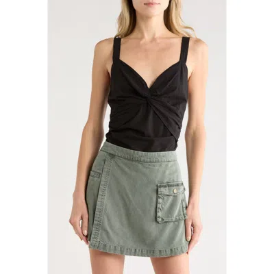 Young Fabulous & Broke Young, Fabulous & Broke Lima Twisted Front Camisole In Black