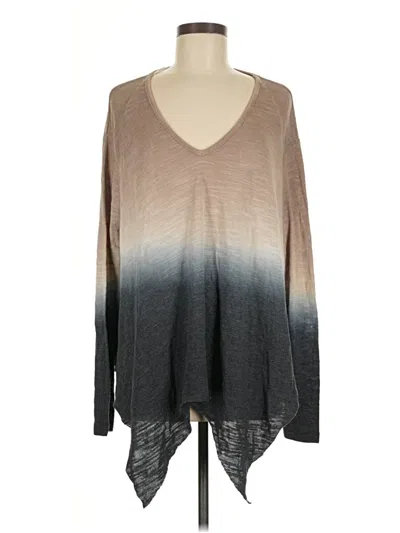 Pre-owned Young Fabulous & Broke Long Sleeve T-shirt In Gray