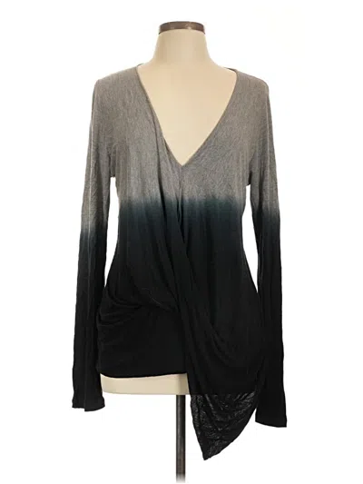 Pre-owned Young Fabulous & Broke Long Sleeve T-shirt In Gray