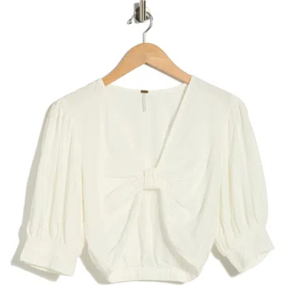 Young Fabulous & Broke Young, Fabulous & Broke Miranda Linen Blend Crop Top In Multi